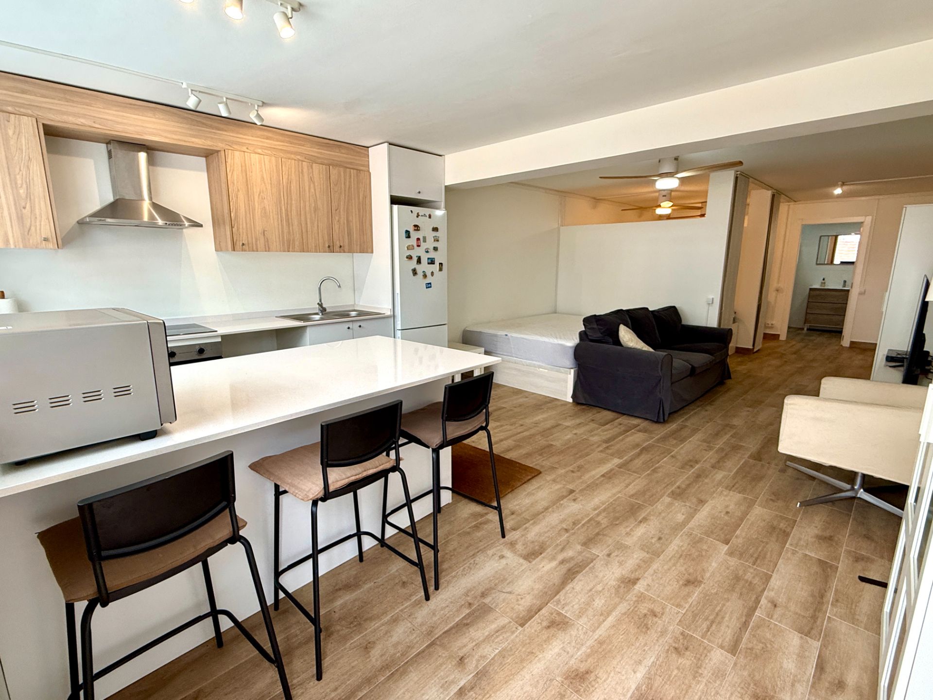 Cuina de Estudi en venda en  Barcelona Capital amb Calefacció, Forn i Rentadora