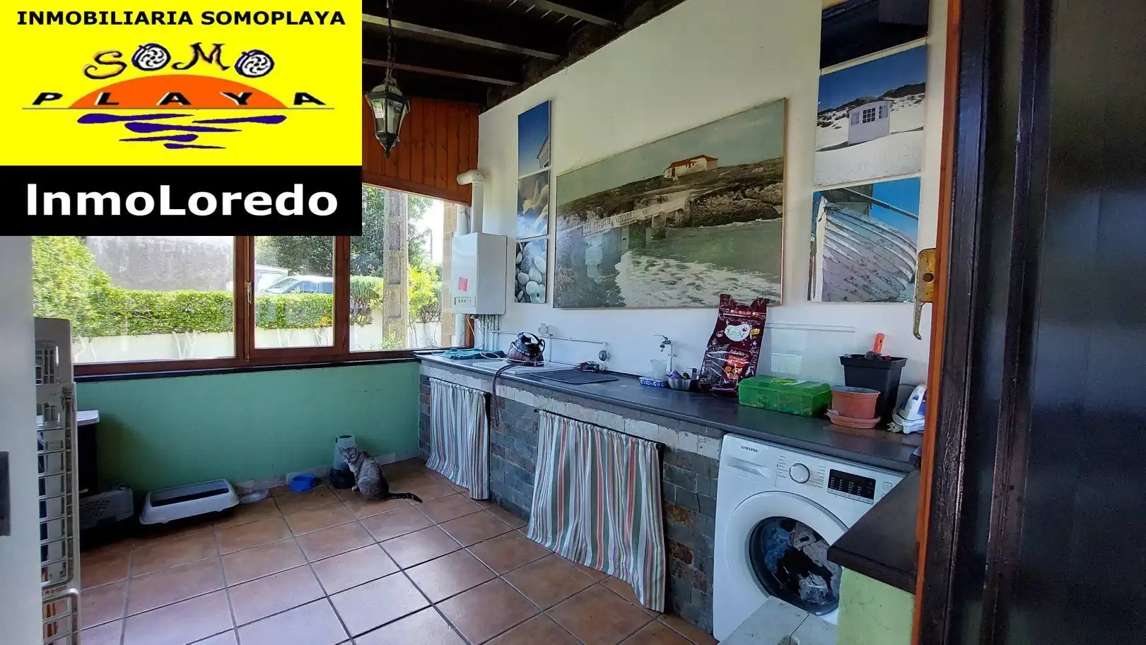 Cocina de Casa o chalet en venta en Ribamontán al Mar con Calefacción y Jardín privado