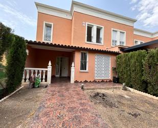 Exterior view of Single-family semi-detached for sale in Alicante / Alacant  with Air Conditioner, Heating and Private garden