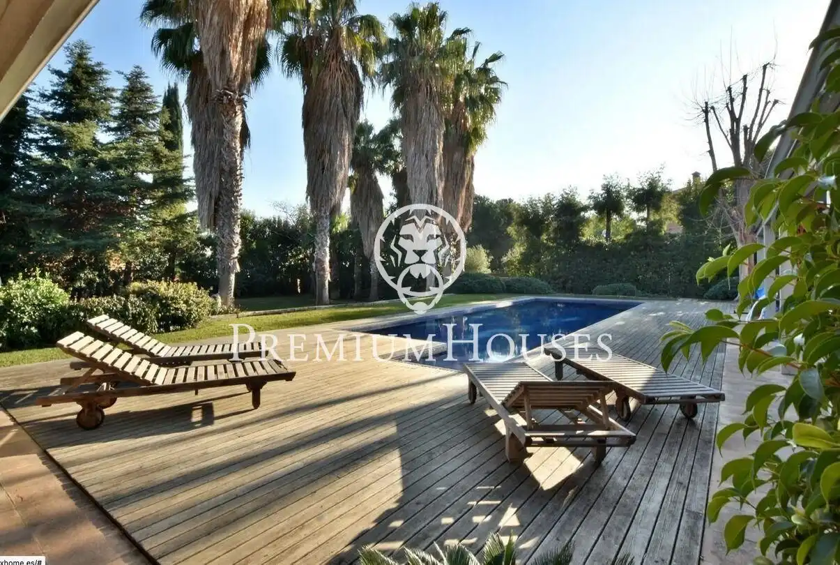 Terrassa de Casa o xalet en venda en Cabrera de Mar amb Calefacció, Jardí privat i Terrassa