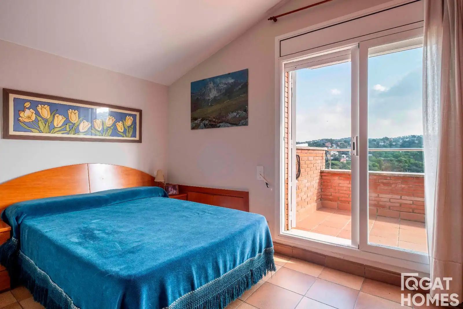 Bedroom of Houses for sale in Sant Cugat del Vallès  with Air Conditioner, Heating and Terrace