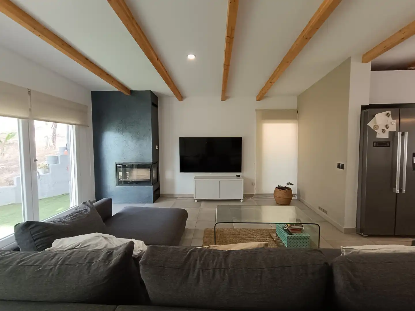Sala d'estar de Casa o xalet en venda en Villanueva del Pardillo amb Aire condicionat, Calefacció i Jardí privat