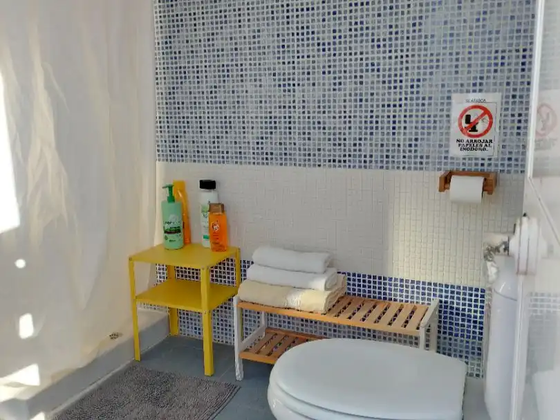 Bathroom of Flat for rent in Chipiona  with Air Conditioner, Terrace and Balcony