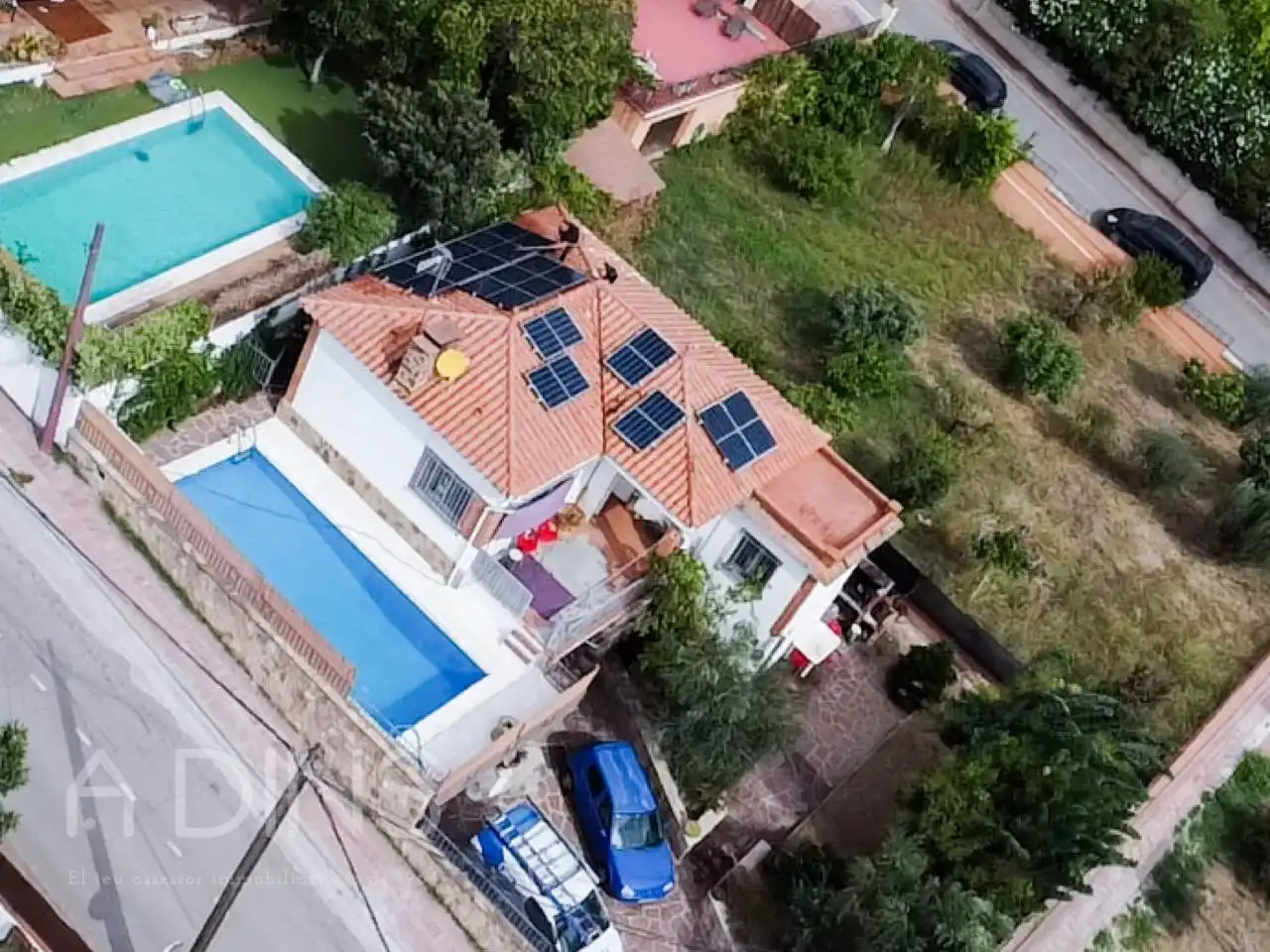Vista exterior de Casa o chalet en venta en Caldes de Montbui con Jardín privado, Terraza y Piscina