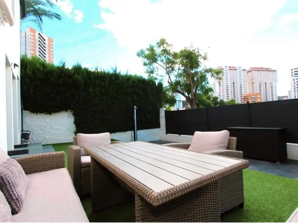 Terraza de Casa adosada de alquiler en Benidorm