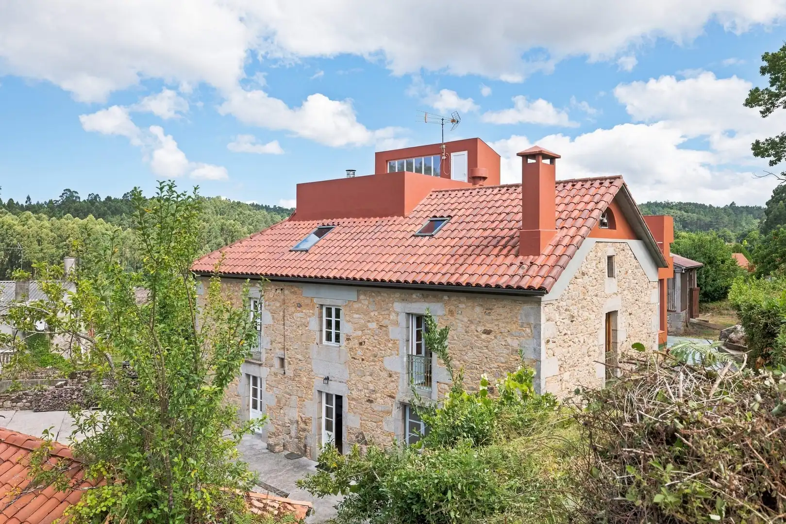 Vista exterior de Finca rústica en venta en Vilarmaior con Calefacción, Jardín privado y Terraza