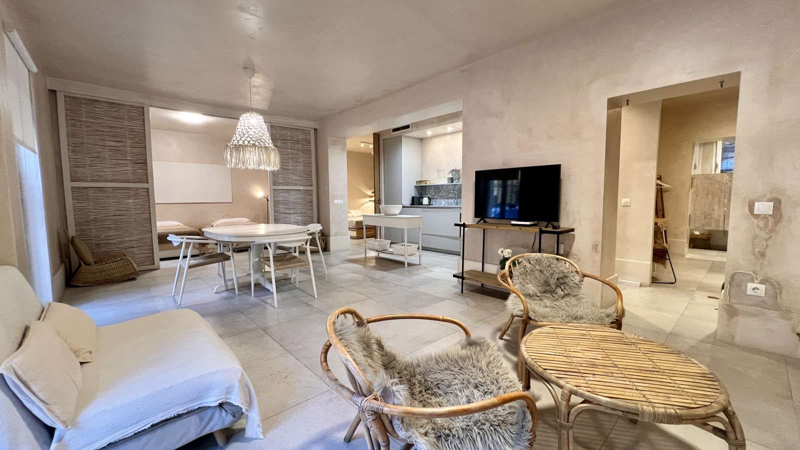 Living room of Apartment for share in Málaga Capital  with Air Conditioner, Heating and Terrace