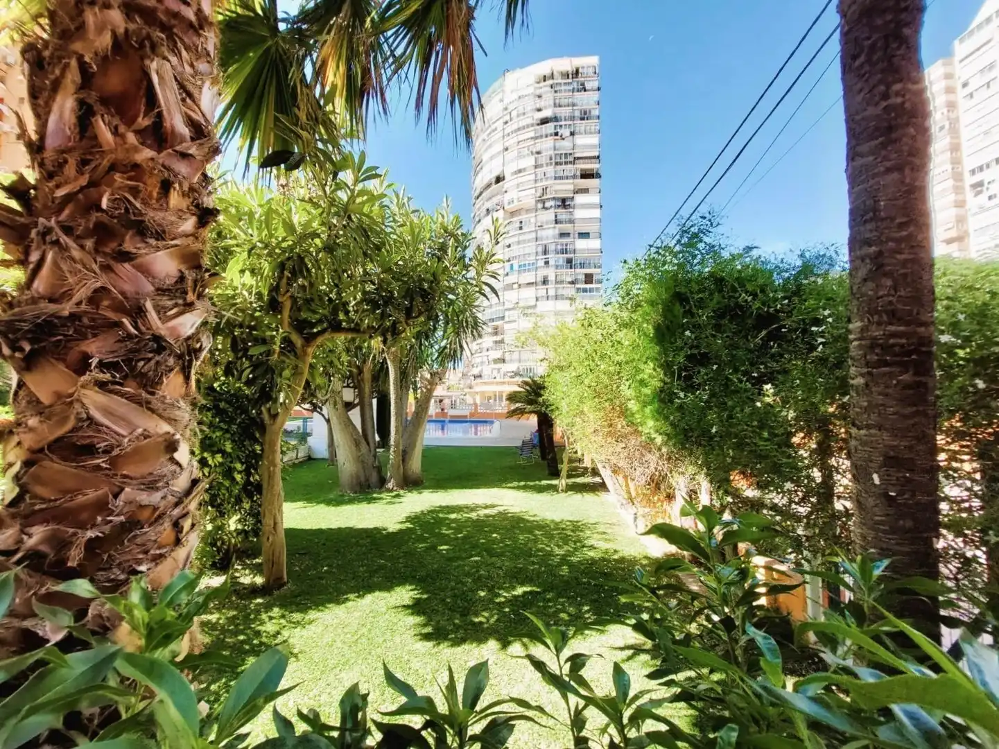 Jardín de Apartamento en venta en Benidorm con Aire acondicionado, Terraza y Piscina comunitaria