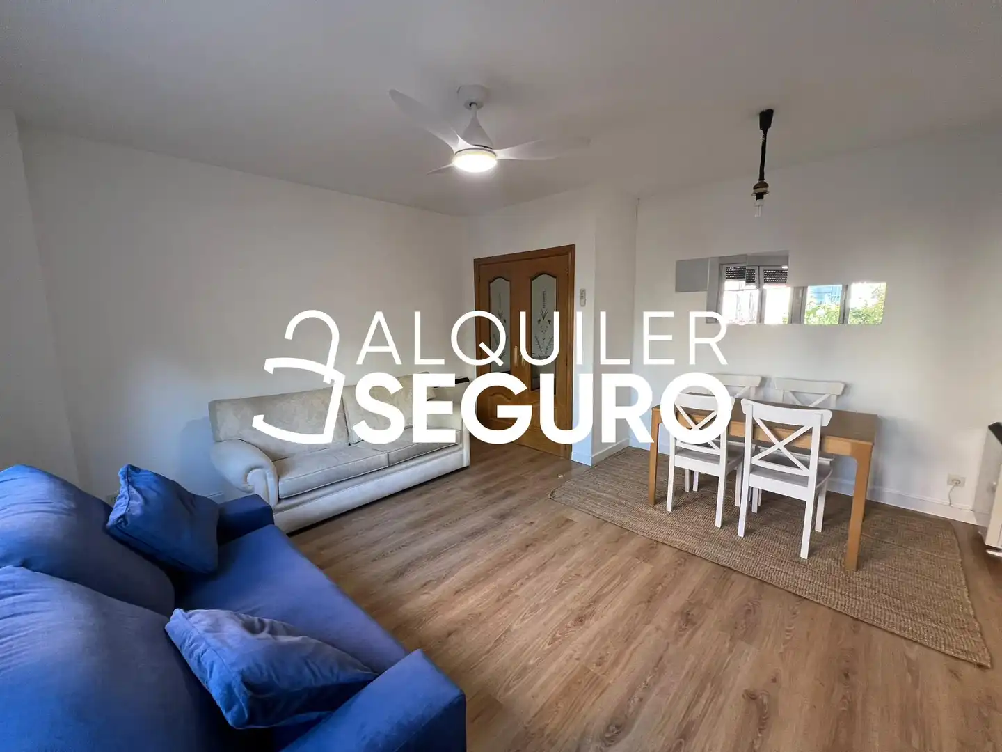 Sala de estar de Piso de alquiler en Madrid con Calefacción y Amueblado