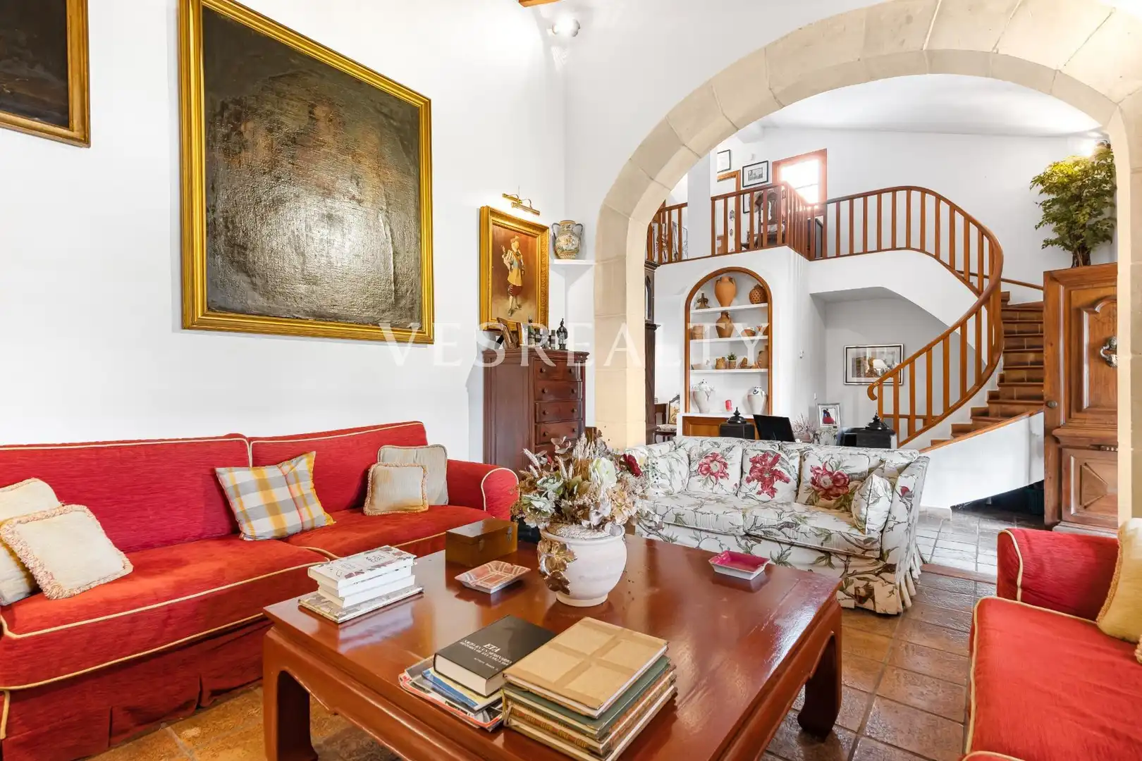 Sala d'estar de Casa o xalet en venda en Alicante / Alacant amb Calefacció, Jardí privat i Terrassa