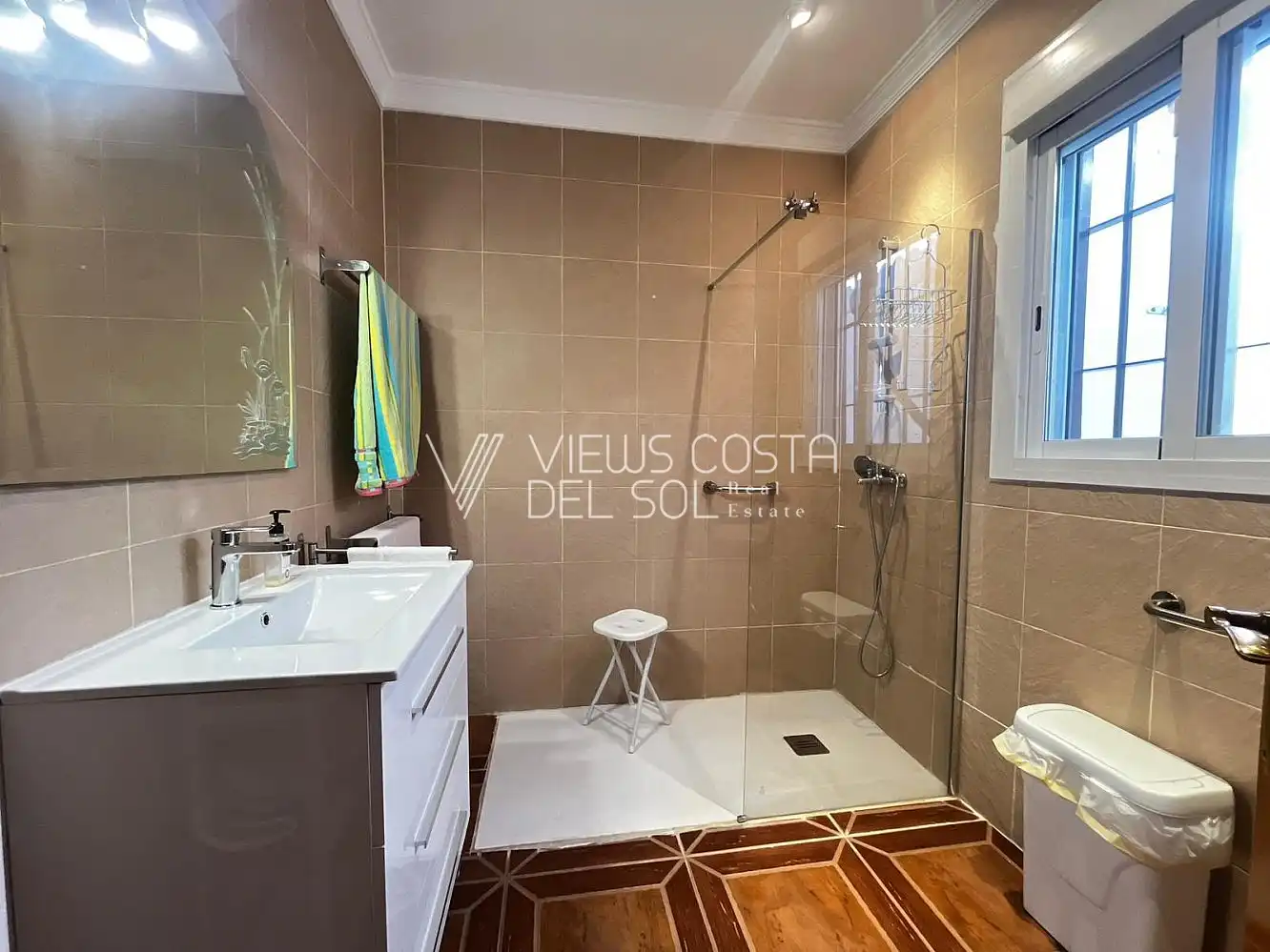 Bany de Casa o xalet de lloguer en Algarrobo amb Aire condicionat, Calefacció i Terrassa