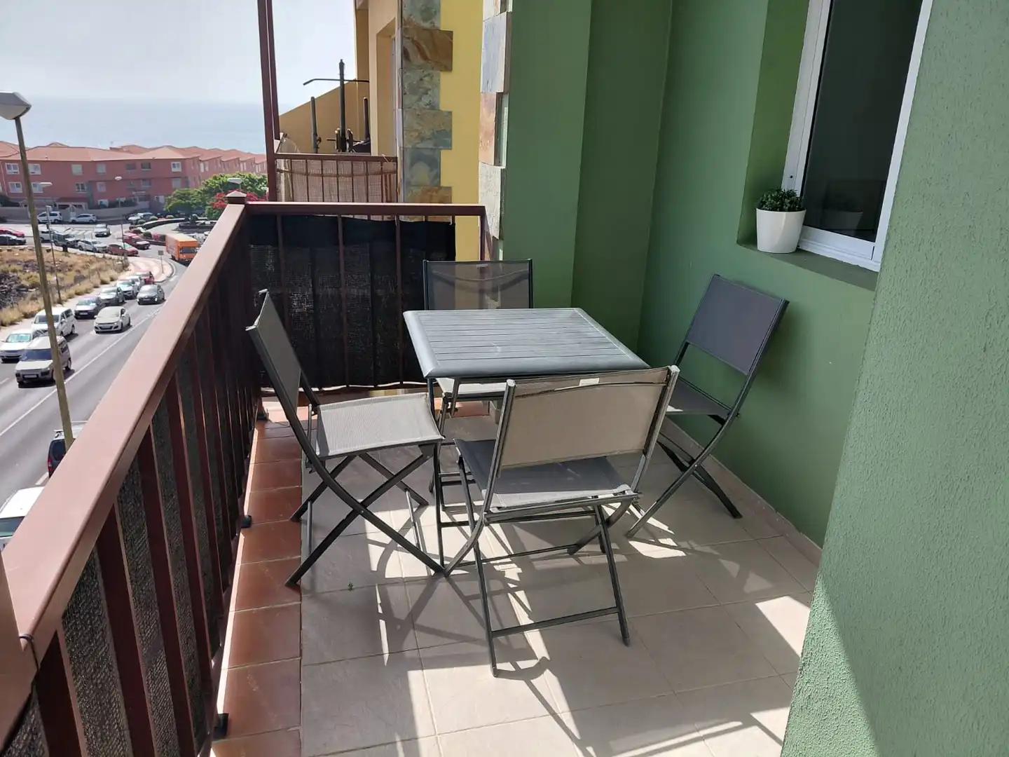 Terraza de Apartamento de alquiler en Candelaria con Amueblado, Horno y Lavadora