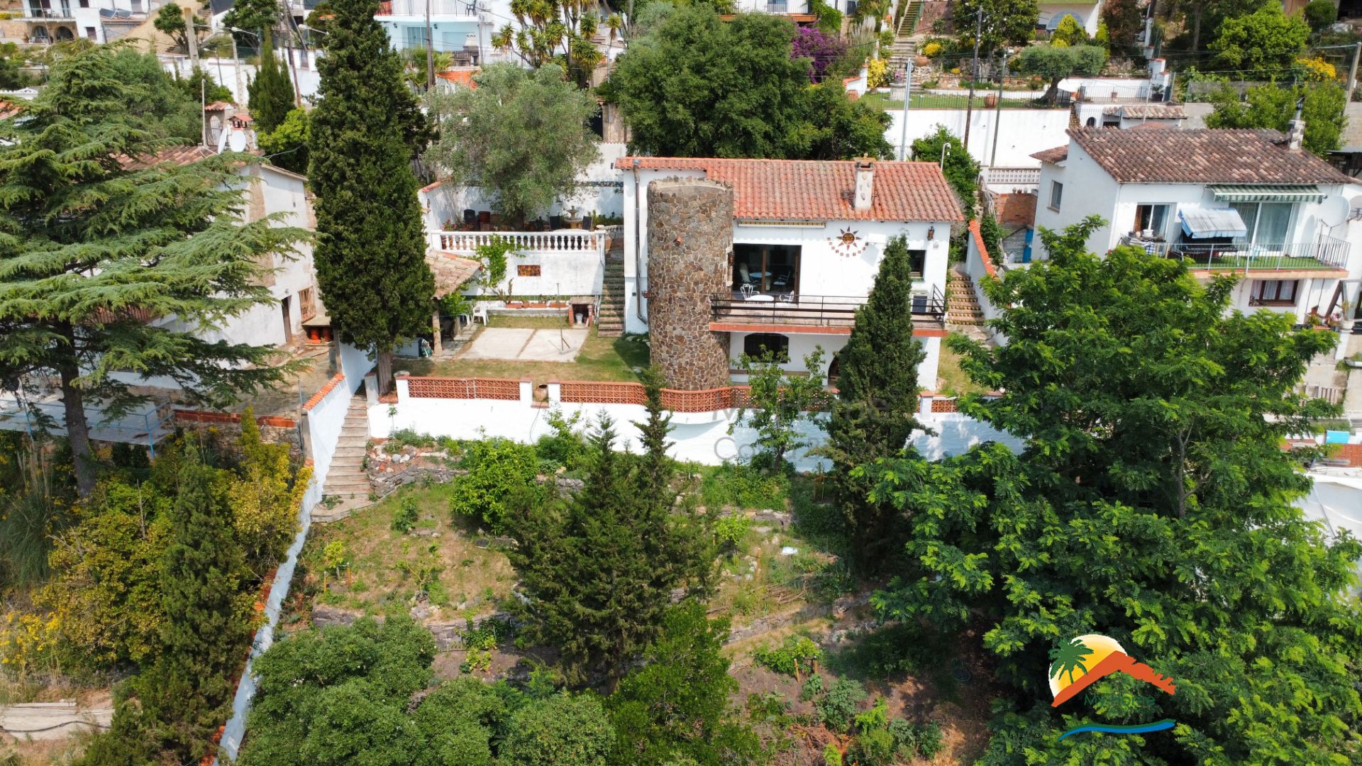Jardí de Casa o xalet en venda en Lloret de Mar amb Calefacció, Jardí privat i Terrassa