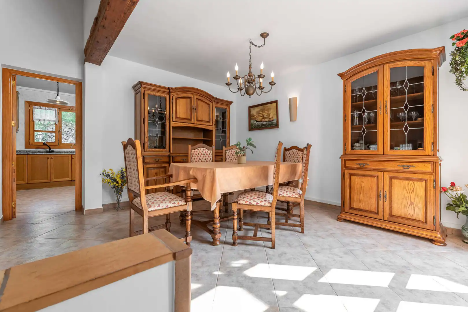 Dining room of Country homes for sale in Son Servera  with Heating, Terrace and Furnished
