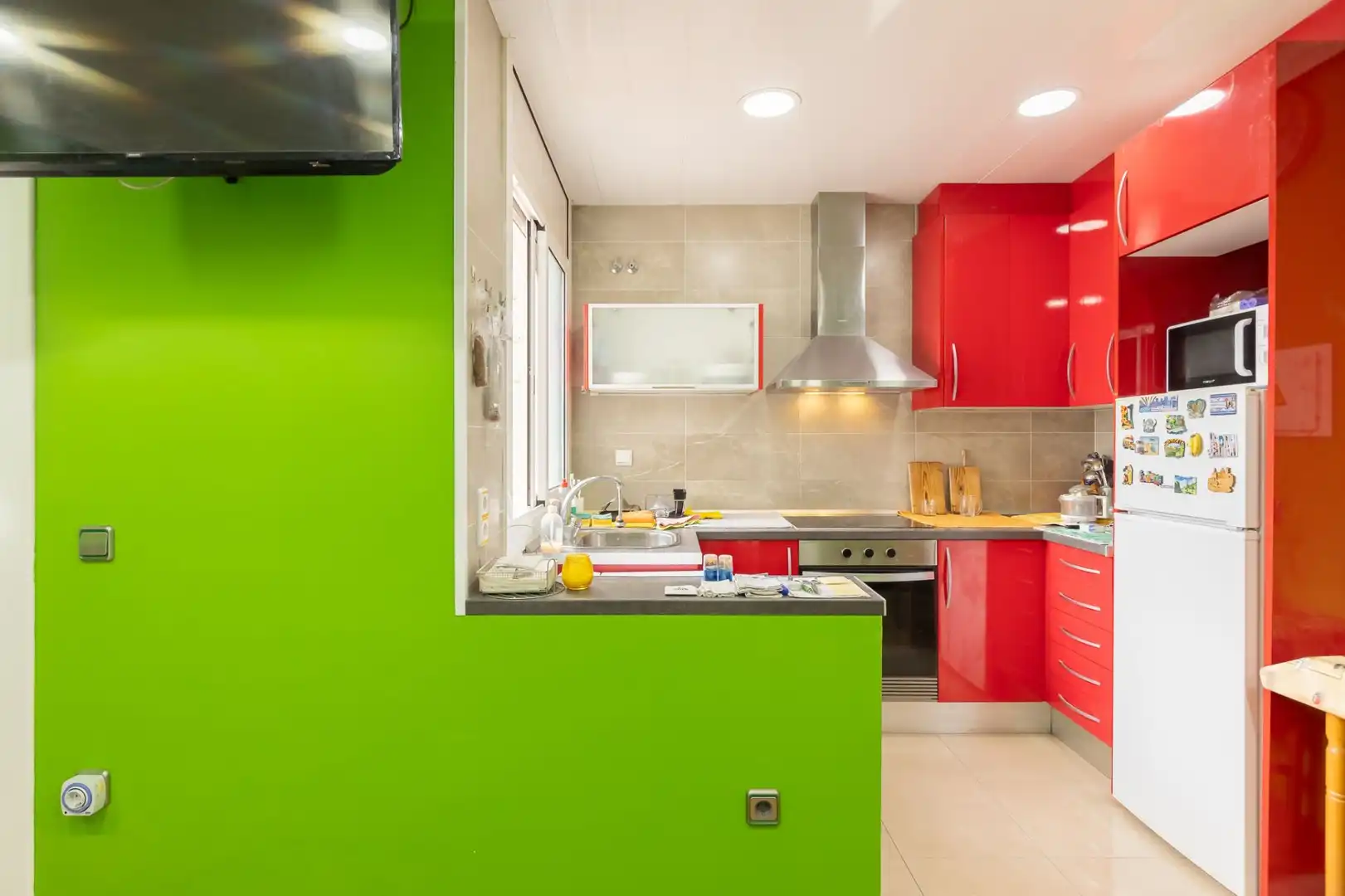 Cuina de Apartament en venda en Santa Coloma de Gramenet amb Aire condicionat, Calefacció i Traster