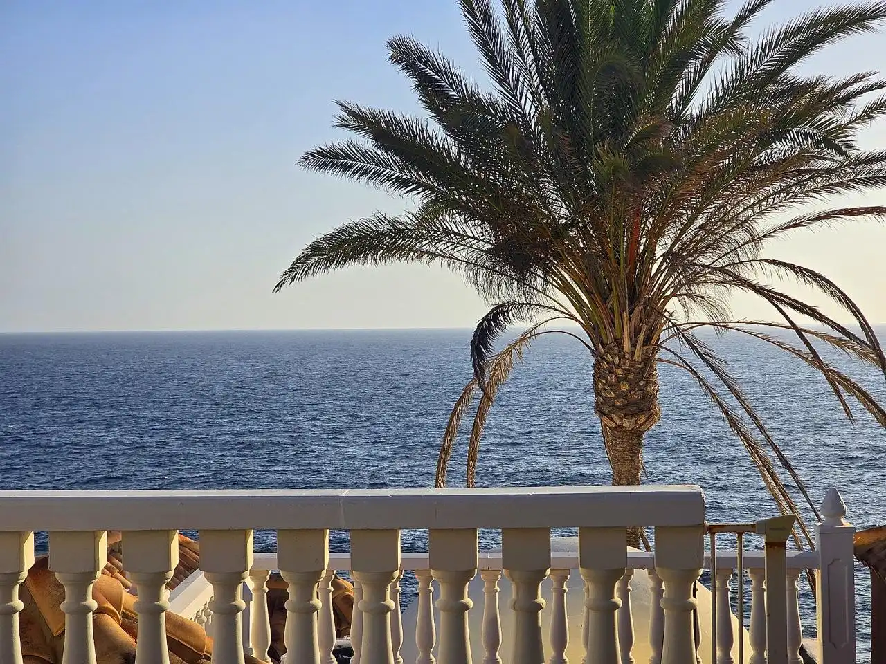Terraza de Dúplex de alquiler en Adeje con Aire acondicionado, Terraza y Amueblado