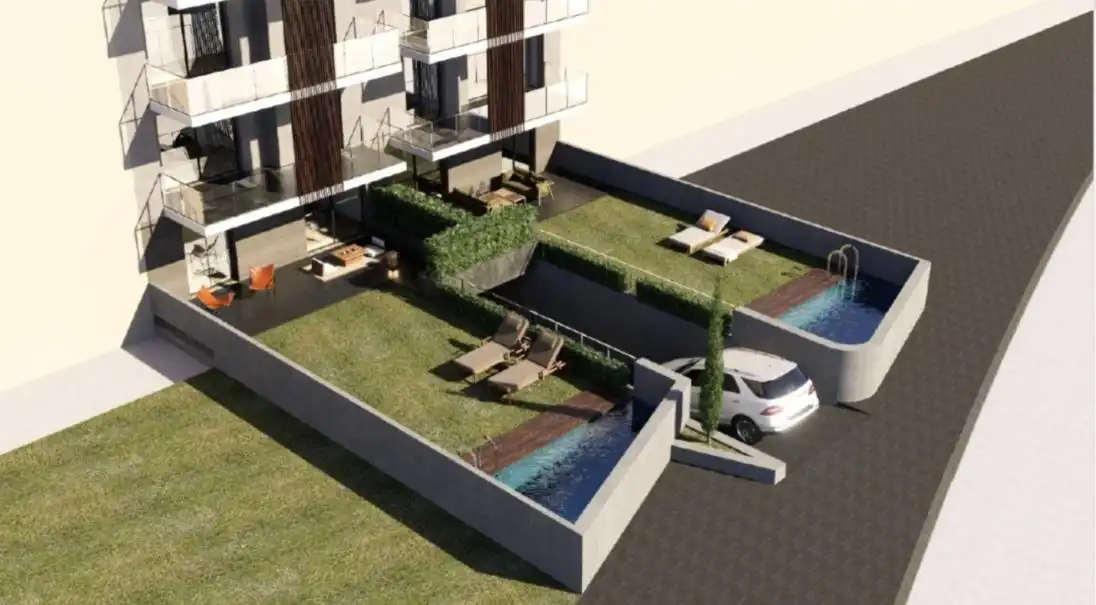 Schwimmbecken von Wohnung zum Verkauf in Palamós mit Privatgarten und Terrasse