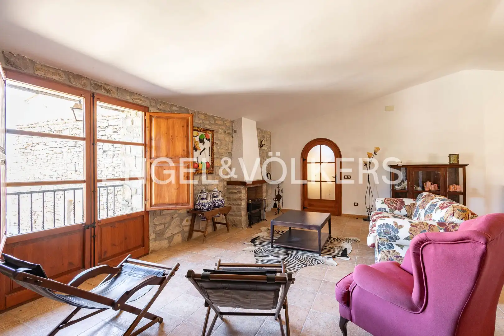 Sala de estar de Casa o chalet en venta en Calonge de Segarra con Calefacción, Jardín privado y Terraza