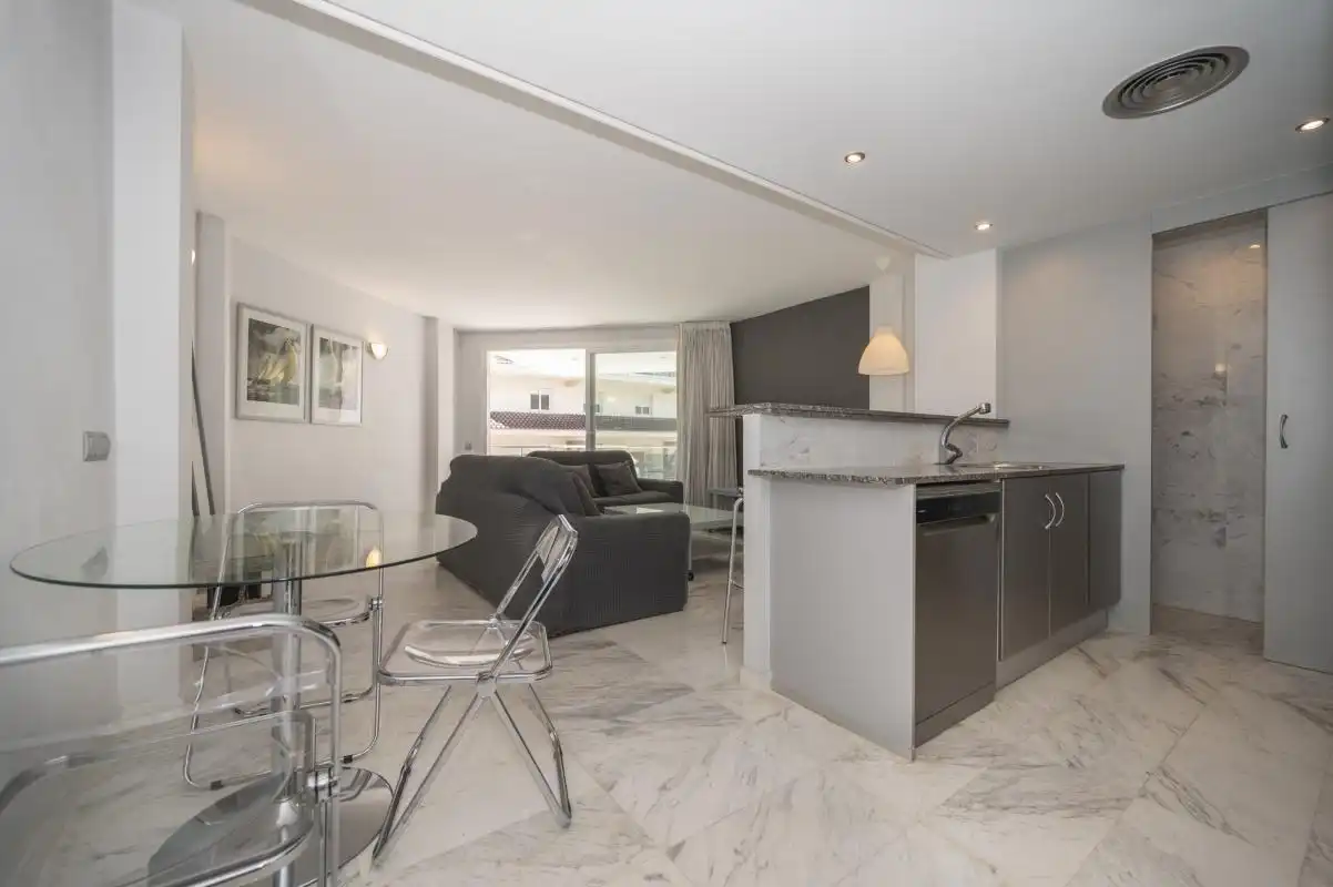 Kitchen of Flat for rent in Eivissa  with Air Conditioner, Heating and Swimming Pool