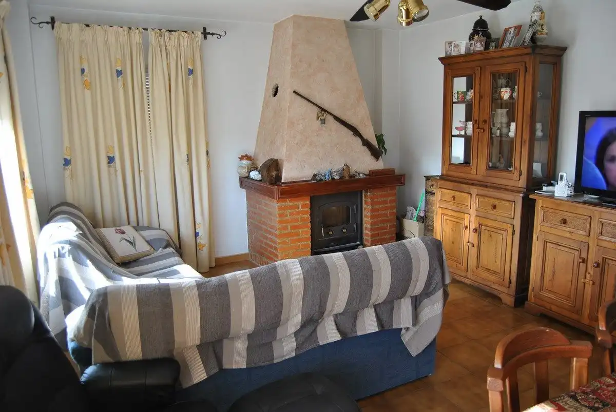Sala de estar de Casa o chalet en venta en Cómpeta con Jardín privado, Terraza y Trastero