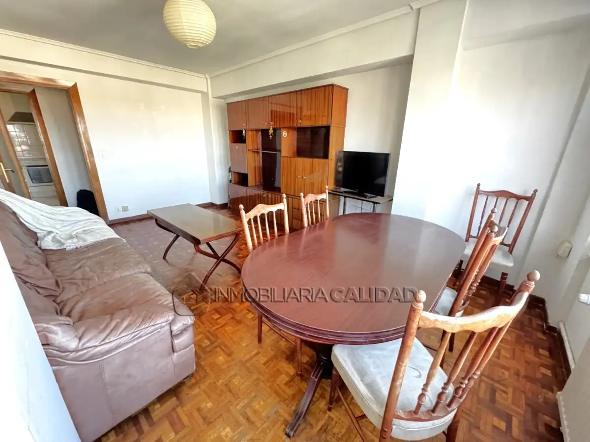 Dining room of Flat for rent in Burgos  with Heating, Terrace and Furnished