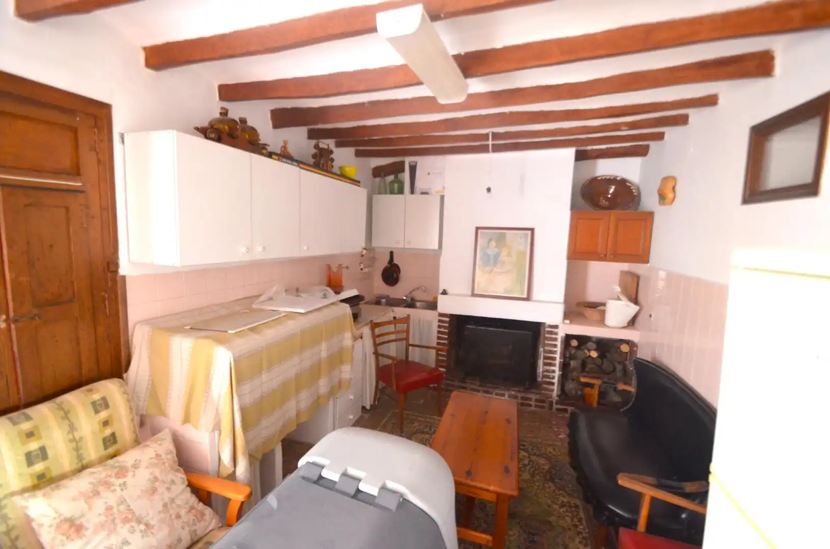 Sala d'estar de Casa o xalet en venda en Orxeta amb Terrassa, Traster i Moblat