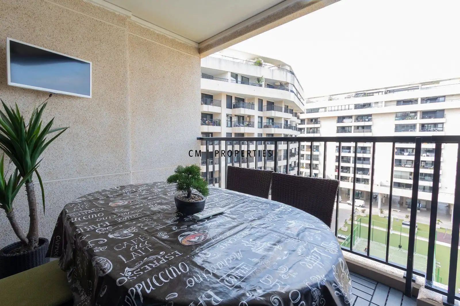 Balcony of Flat for rent in Alboraya  with Air Conditioner, Terrace and Swimming Pool