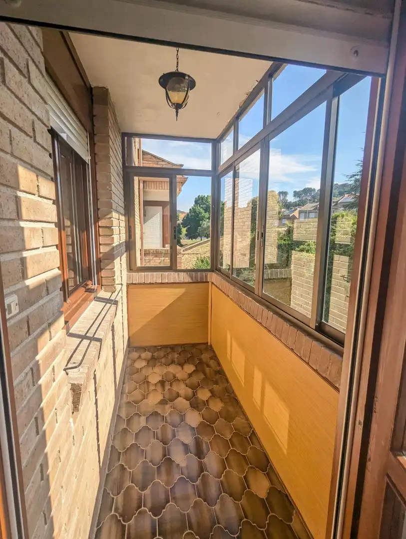 Balcony of Flat for sale in Estella / Lizarra  with Heating, Parquet flooring and Storage room