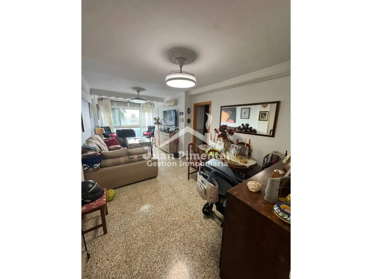 Sala de estar de Piso en venta en Estepona con Aire acondicionado, Amueblado y Balcón
