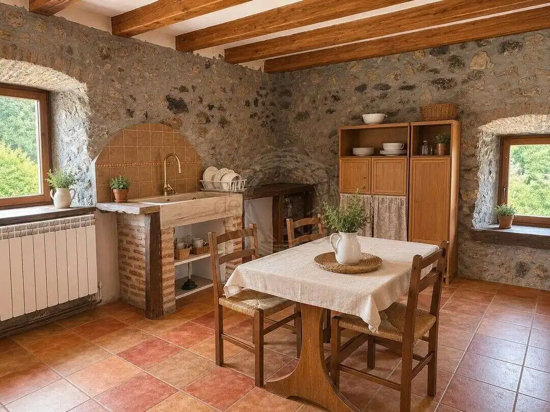 Cuina de Casa o xalet en venda en Areatza amb Terrassa