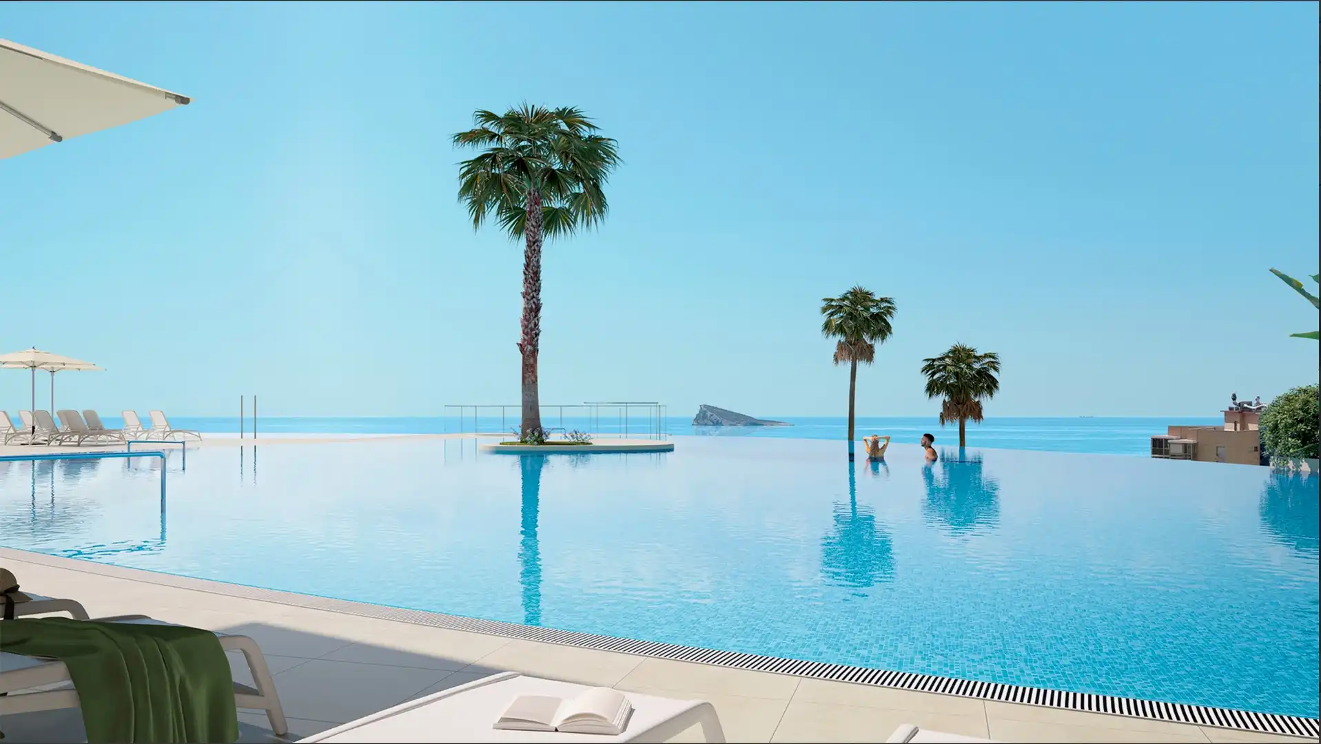 Piscina de Àtic en venda en Benidorm amb Aire condicionat, Terrassa i Piscina