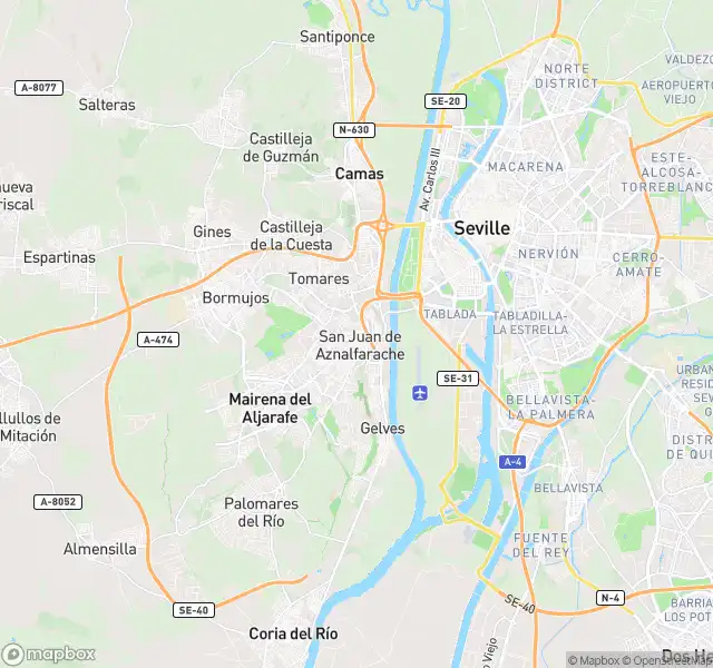 Vista exterior de Piso en venta en Tomares