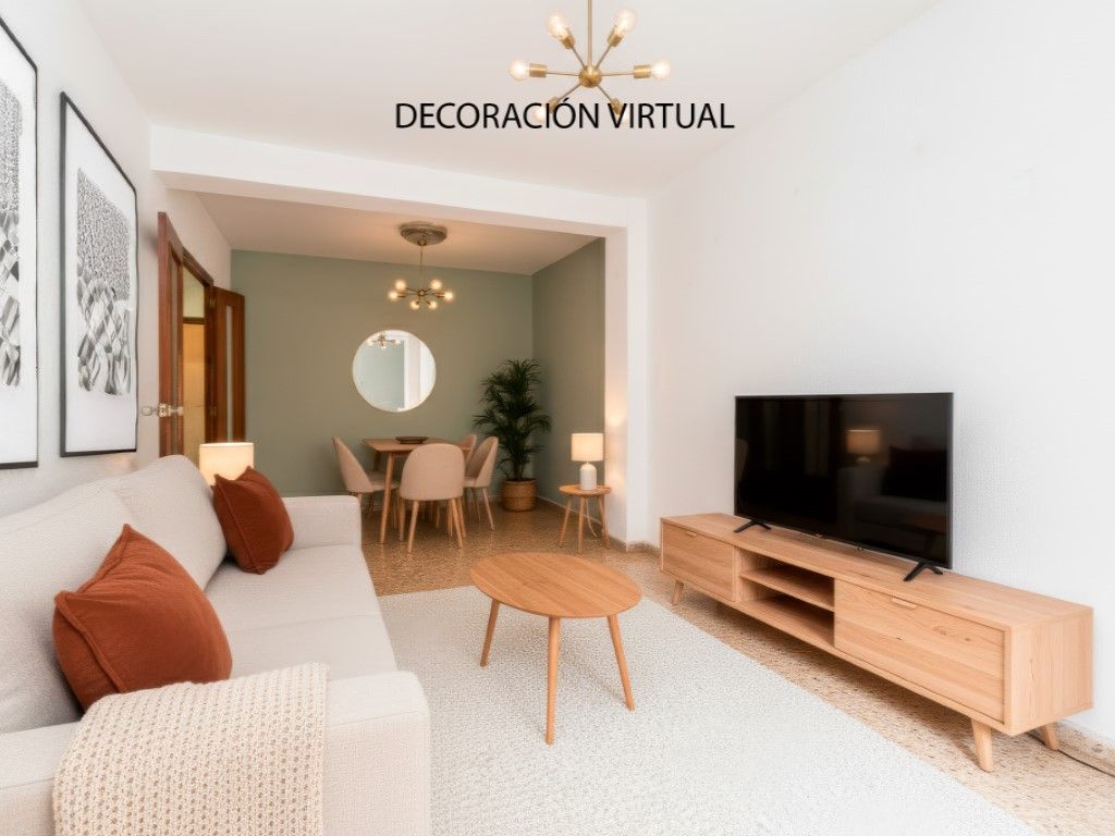 Living room of Flat for sale in Burjassot  with Air Conditioner, Terrace and Oven