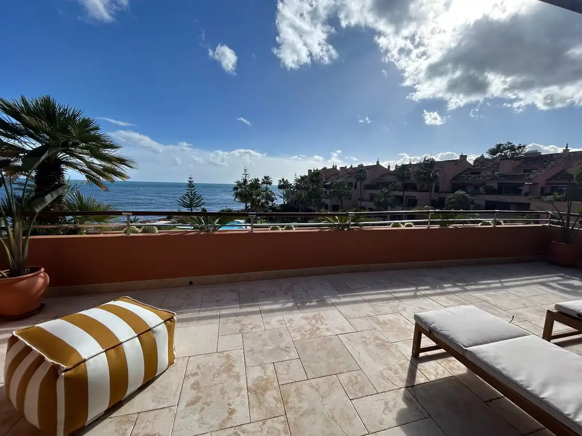 Terrace of Duplexes for rent in Marbella  with Air Conditioner, Terrace and Furnished