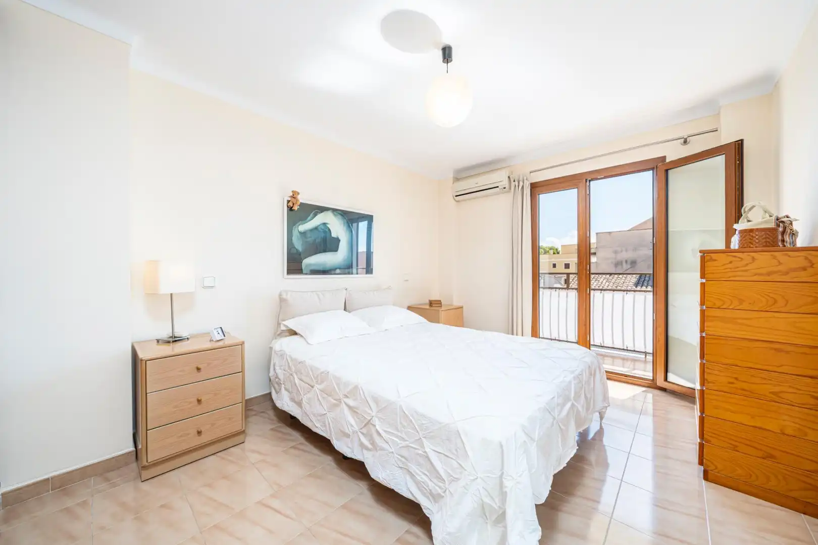 Schlafzimmer von Wohnung zum Verkauf in Son Servera mit Klimaanlage, Terrasse und Möbliert