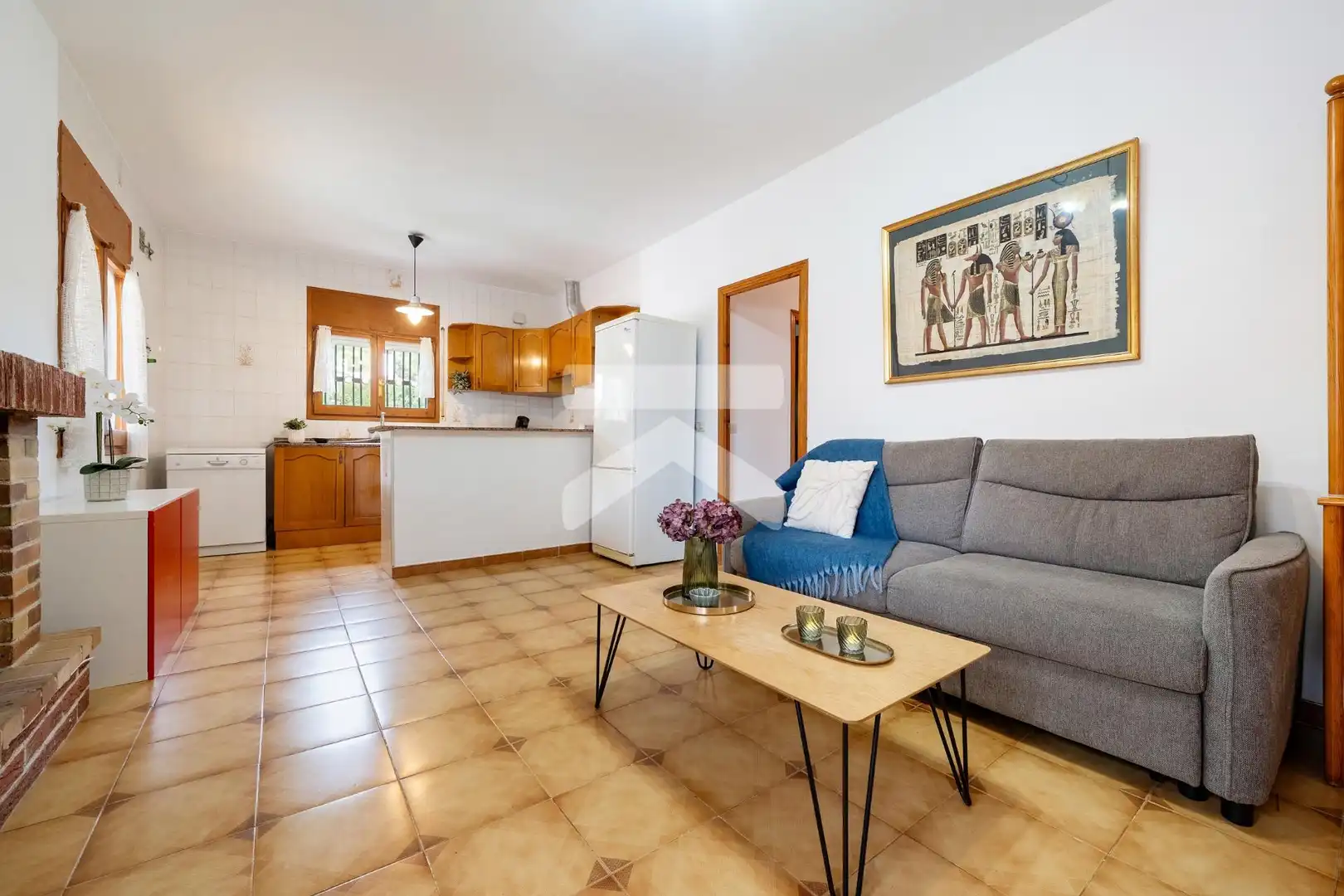 Living room of Houses for sale in L'Ametlla de Mar   with Air Conditioner, Heating and Private garden