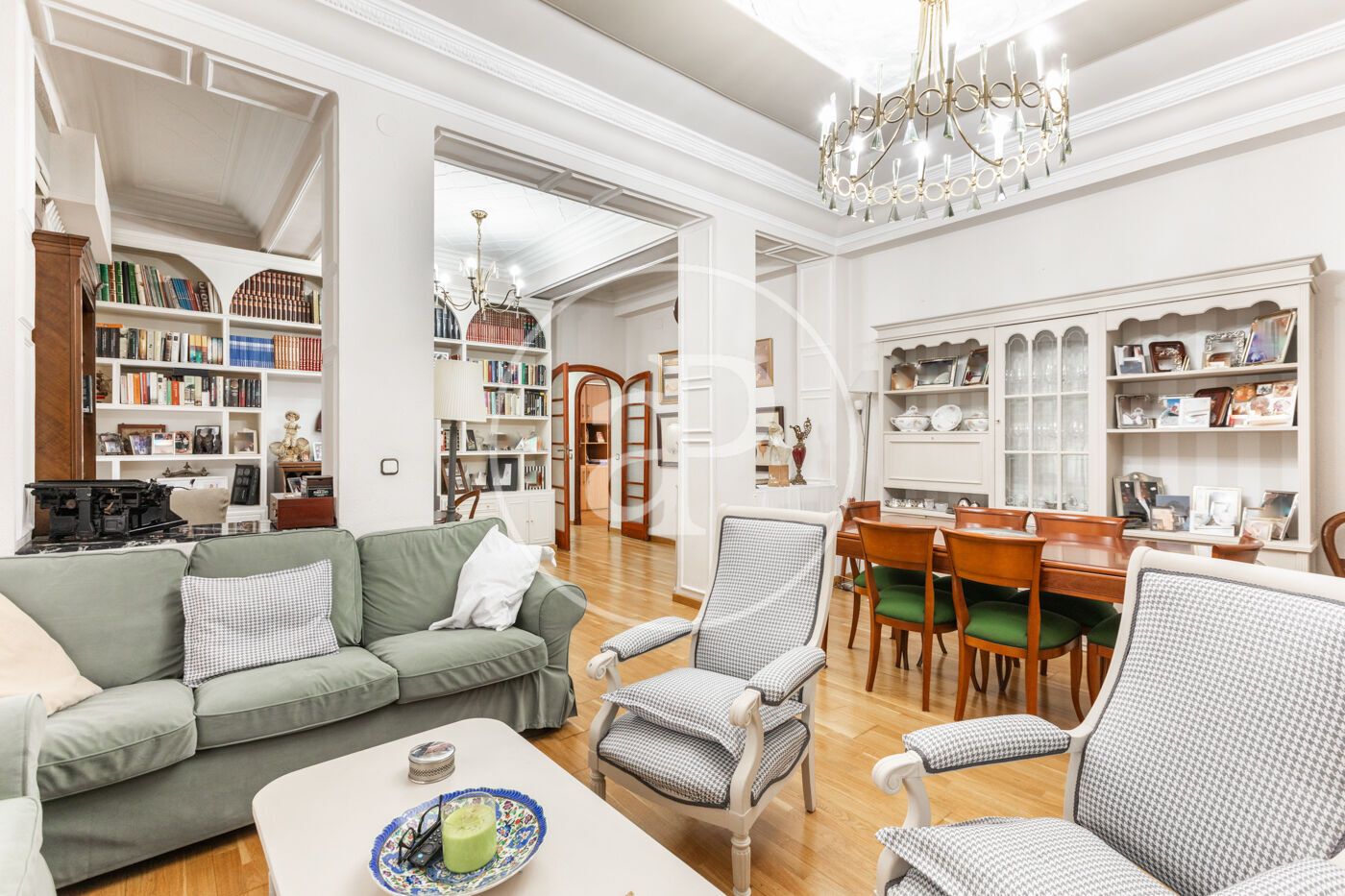 Living room of Flat for sale in  Valencia Capital  with Air Conditioner, Heating and Balcony