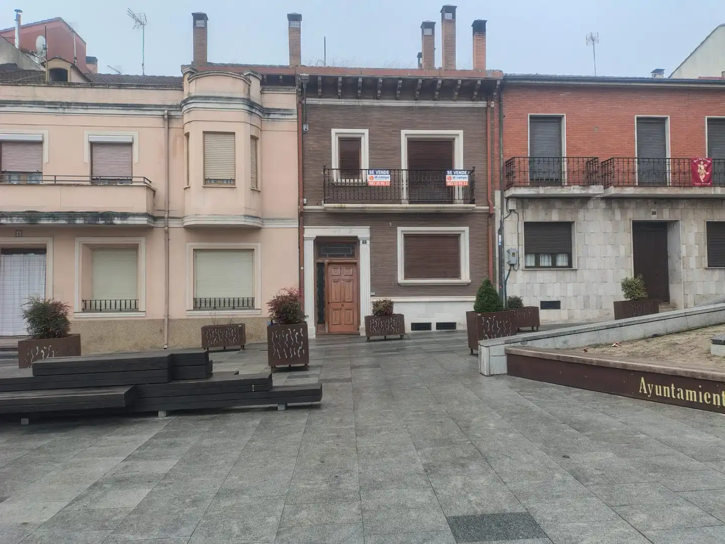 Vista exterior de Casa o xalet en venda en Íscar amb Jardí privat, Terrassa i Traster