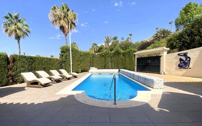 Swimming pool of House or chalet for sale in Mijas  with Air Conditioner, Private garden and Terrace