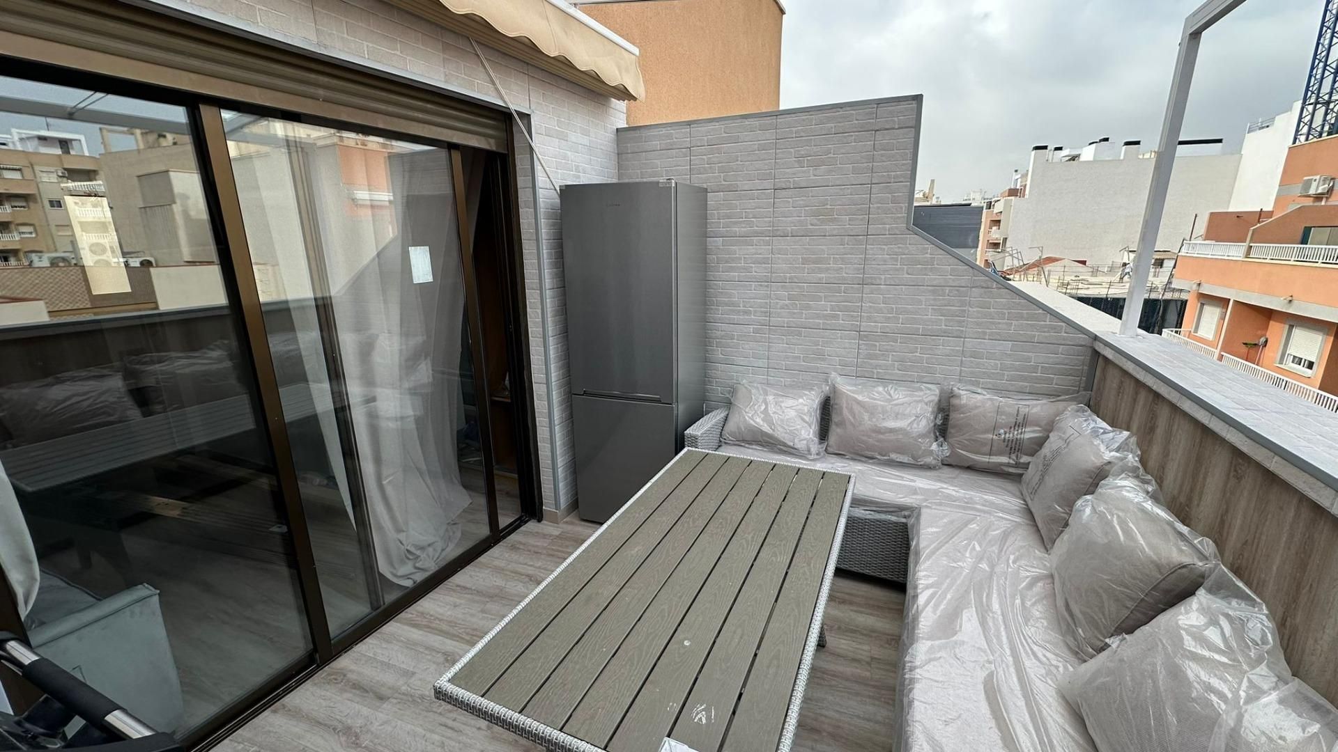 Terrace of Apartment for sale in Torrevieja  with Heating, Parquet flooring and Balcony