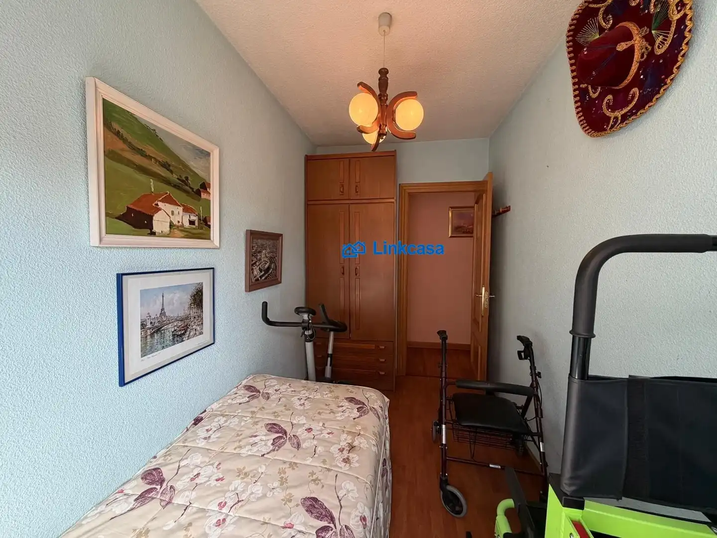 Bedroom of Flat for sale in Madrid  with Heating, Private garden and Terrace