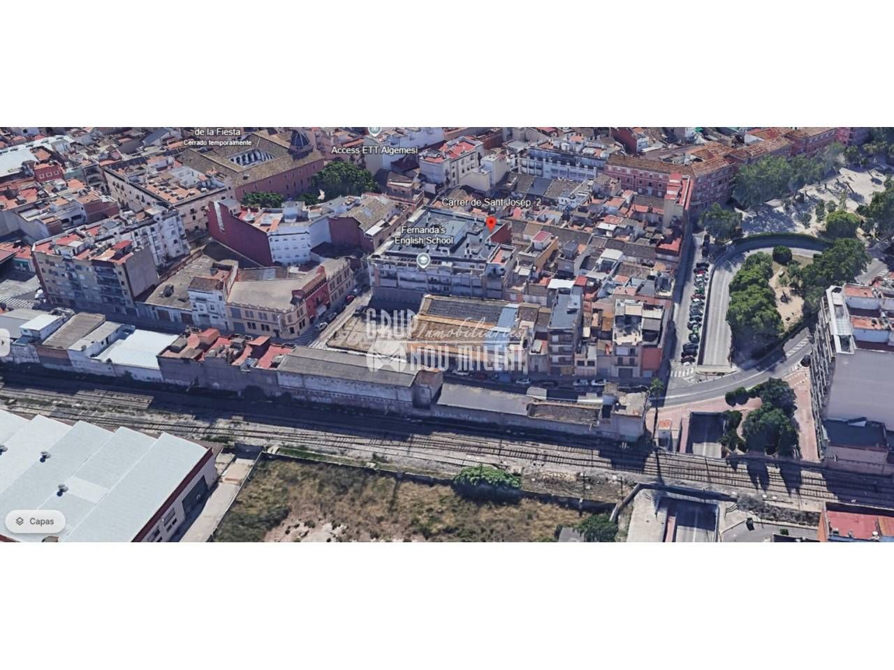 Vista exterior de Àtic en venda en Algemesí amb Terrassa