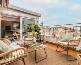 Terrace of Apartment to rent in  Madrid Capital  with Air Conditioner, Terrace and Furnished