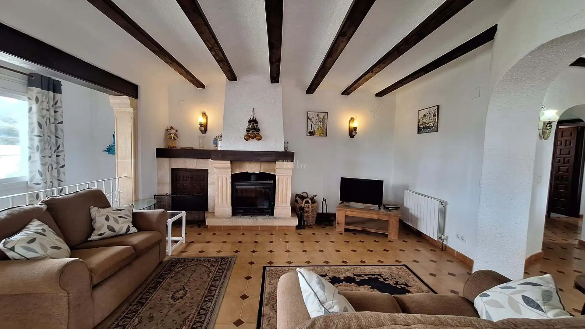 Living room of Houses for sale in Jávea / Xàbia  with Heating, Terrace and Swimming Pool