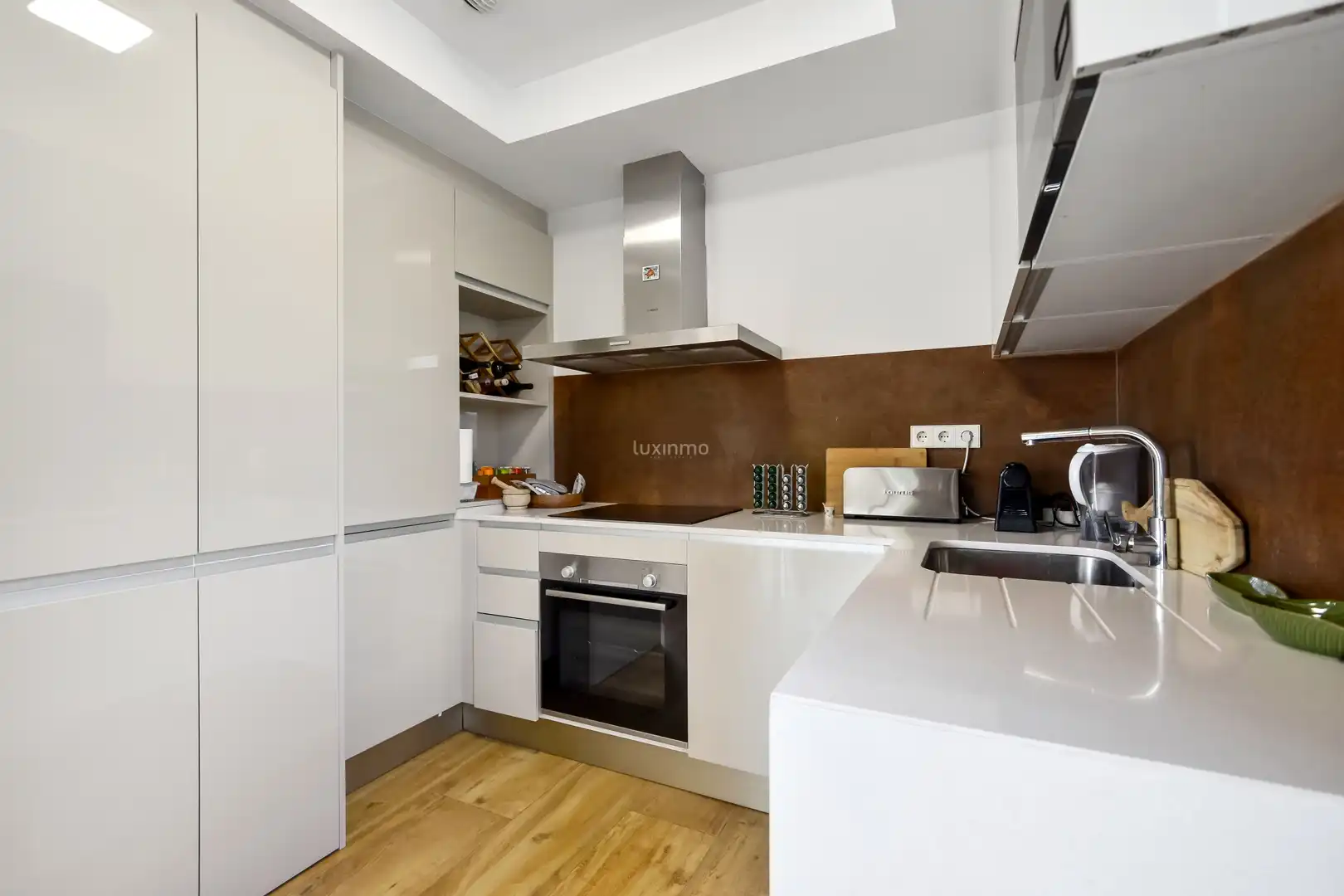 Cocina de Dúplex en venta en Villajoyosa / La Vila Joiosa con Aire acondicionado, Calefacción y Jardín privado