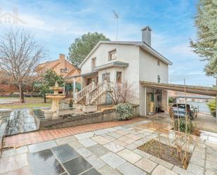 Exterior view of House or chalet for sale in Móstoles  with Heating, Private garden and Parquet flooring