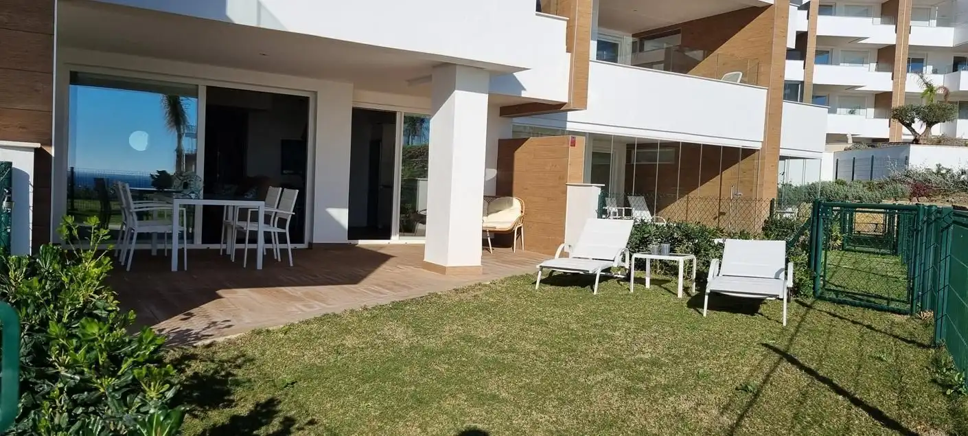 Terrassa de Apartament de lloguer en Torrox amb Aire condicionat, Calefacció i Jardí privat