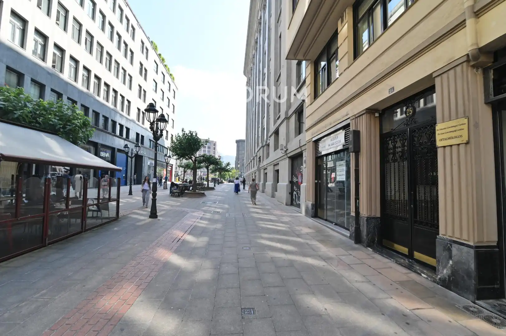 Außenansicht von Wohnung zur Miete in Bilbao  mit Klimaanlage, Heizung und Terrasse
