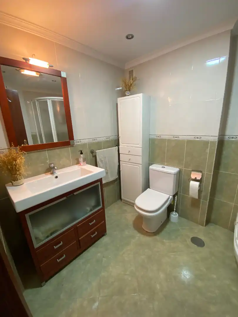 Bathroom of Flat for rent in Málaga  with Air Conditioner, Terrace and Furnished