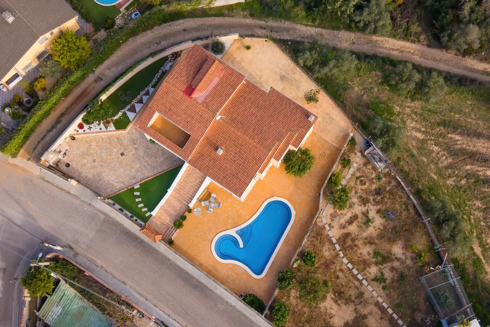 Swimming pool of Houses for sale in Piera  with Air Conditioner, Heating and Private garden